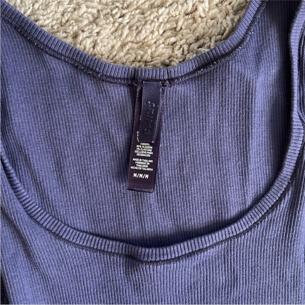 ✨ SKIMS Cotton Rib Tank & Short SET - Picture 6 of 9